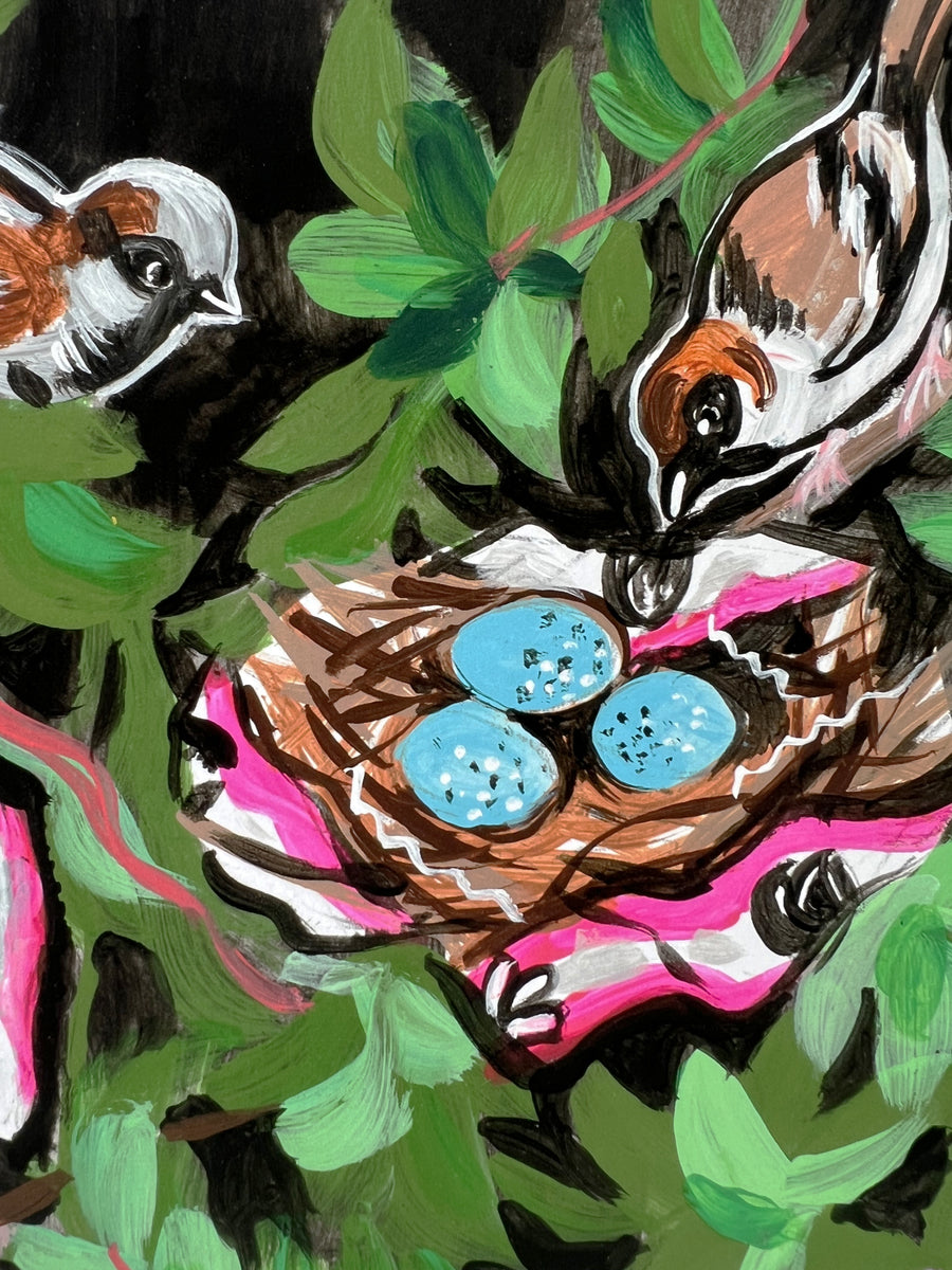 Springtime Sparrows Jamface Shop